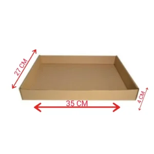 سینی 2 پرسی قفل از کنار 27*35*4 وی ای پی کارتن 100 عددی